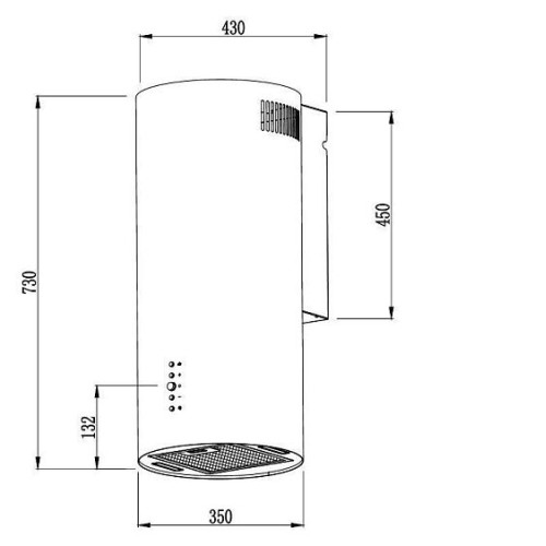 Вытяжка WEISSGAUFF GRACIA 70 WH