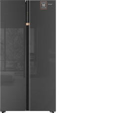 Холодильник WEISSGAUFF WSBS 590 NoFrost Inverter Premium Inox Glass Холодильник WEISSGAUFF WSBS 590 NoFrost Inverter Premium Inox Glass