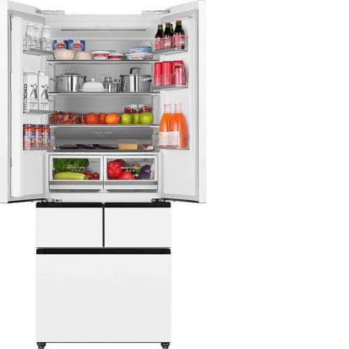 Холодильник WEISSGAUFF WFD 450 Built-in Inverter NoFrost White