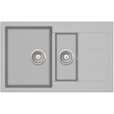 Кухонная мойка AQUASANITA Tesa SQT151AW (alumetallic 202)
