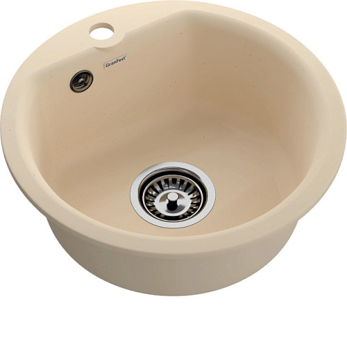Кухонная мойка GRANFEST SMART GF-SM435 бежевый