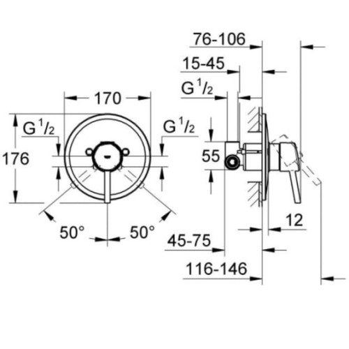 Смеситель GROHE Concetto 32213001