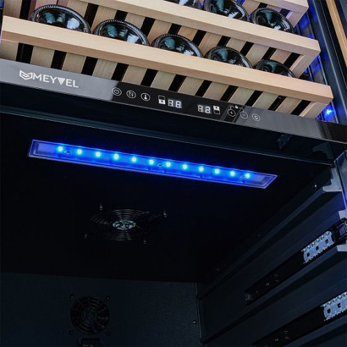 Винный шкаф MEYVEL MV99PRO-KBT2 (Тёмный шоколад)