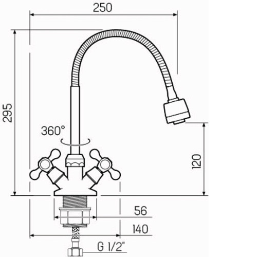 Смеситель РМС SL65-279F