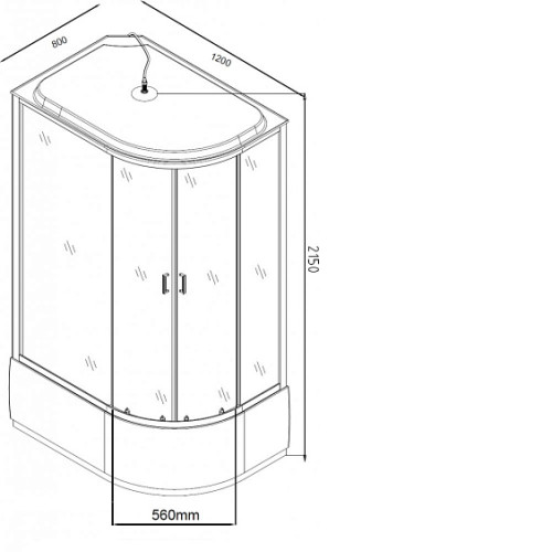 Душевая кабина AQUANET SC-1200Q-L 00243331