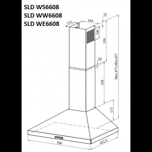 Вытяжка SCHAUB LORENZ SLD WE6608