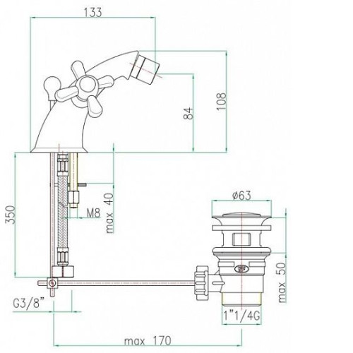 Смеситель FIORE Margot 26ZZ0632
