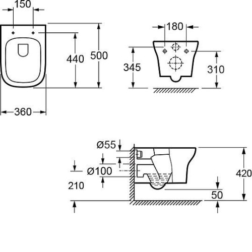 Унитаз GROSSMAN GR-P3012