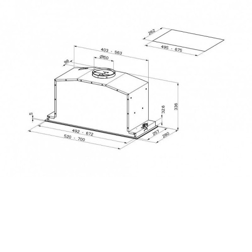 Вытяжка FABER BI-AIR KL A70