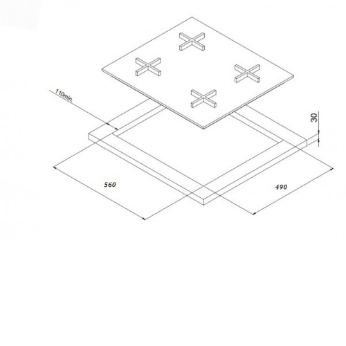 Варочная поверхность KORTING hk 6200