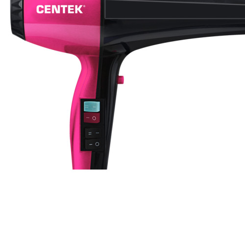 Фен CENTEK CT-2225 черный/красный