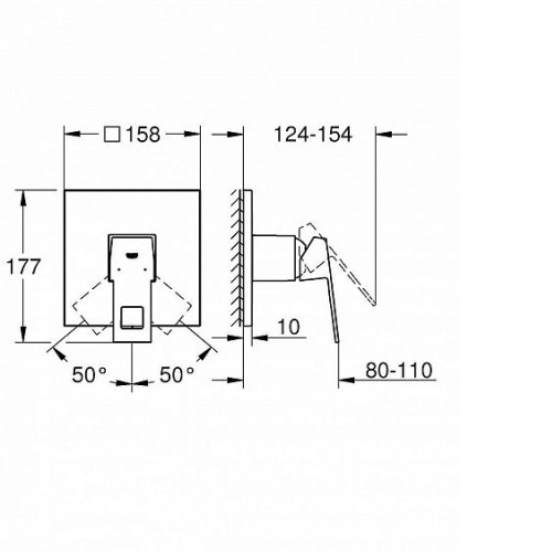 Смеситель GROHE Eurocube 24061000