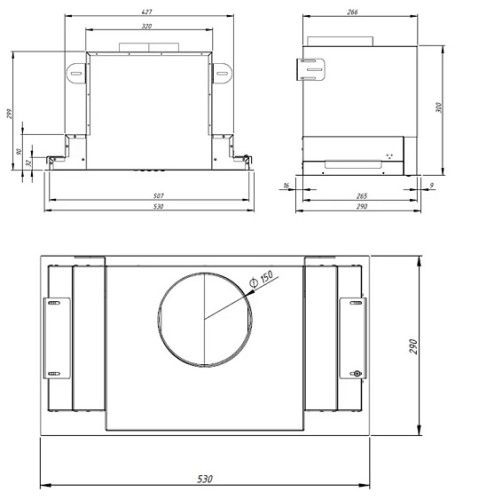 Вытяжка AKPO WK-10 Neva glass 60 черный