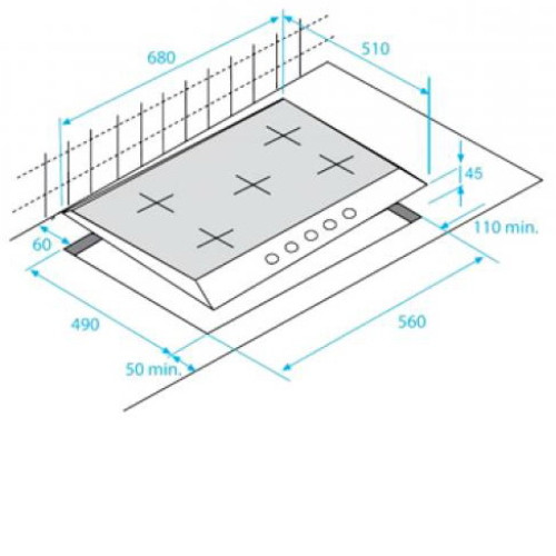 Поверхность BEKO himw 75235 sx