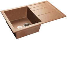 Мойка GRANFEST Quadro GF-Q780L (780х500) Терракот 307 с крылом 435482