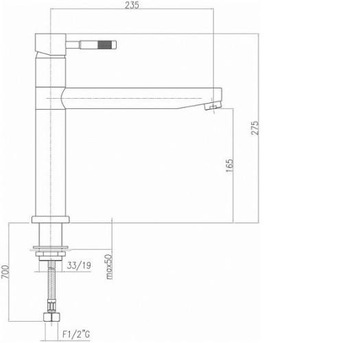 Смеситель FIORE Xenon 44WH5451 белый