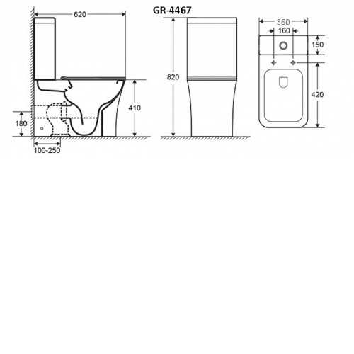 Унитаз GROSSMAN Classic GR-4467S
