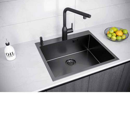 Кухонная мойка PAULMARK BRIM-EDGE PM775951-GM
