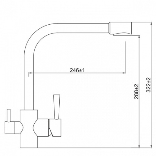 Смеситель KAISER Merkur 26044-11