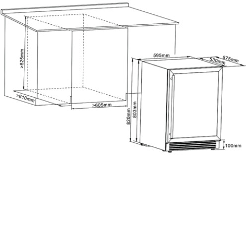 Винный шкаф CELLAR PRIVATE CP042-2TB
