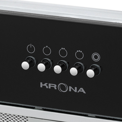Вытяжка KRONA KATE 600 GLASS BLACK PB