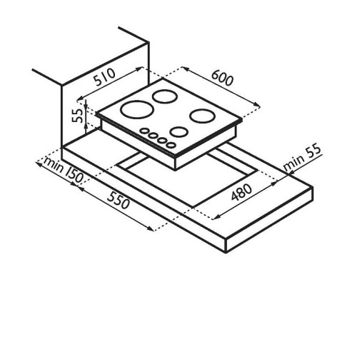 Варочная поверхность ARDESIA c 604 b