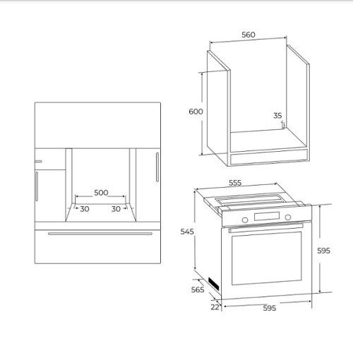 Духовой шкаф DELVENTO V6ER16001