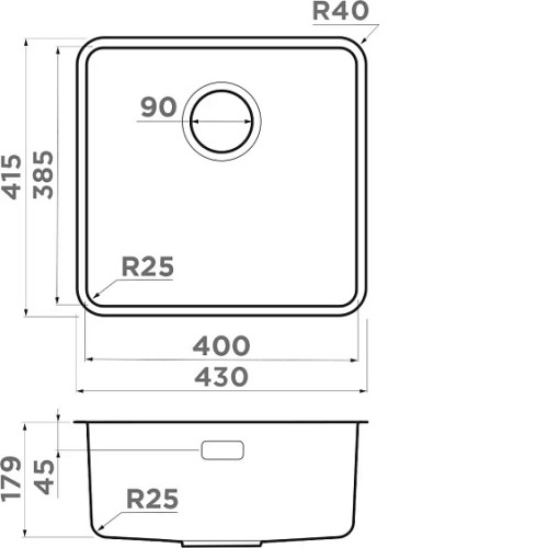 Комплект OMOIKIRI Omi 43-U/I-IN Ultra + Tonami-BN (7411.4018)