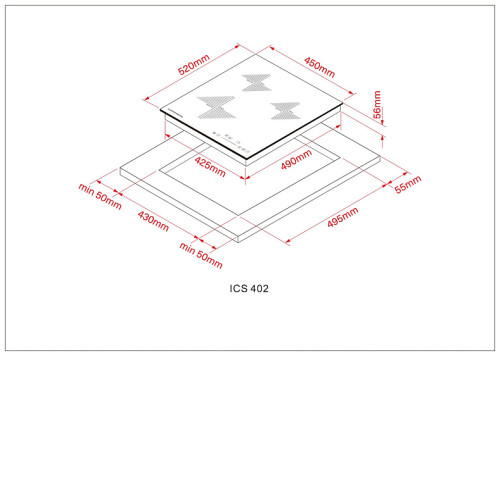 Варочная поверхность KUPPERSBERG ICS 402