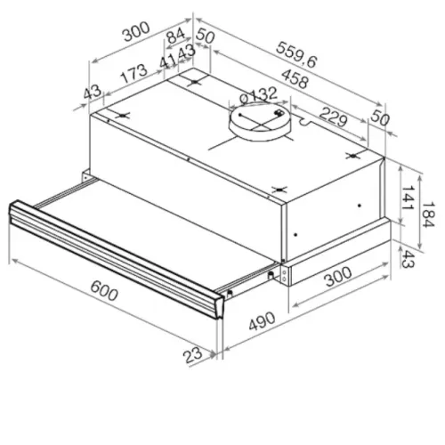 Вытяжка под шкаф TEKA cnl2-2002 stainless