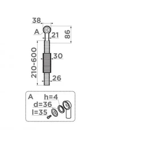 Сменный круглый перелив OMOIKIRI OV-1-R-IN (4998052)