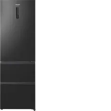 Холодильник WEISSGAUFF WFD 420 Total NoFrost Inverter Dark Inox