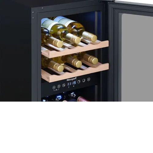 Винный шкаф WEISSGAUFF WWC-16 DualZone Compressor