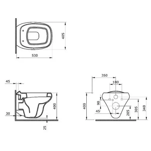 Унитаз AMBASSADOR Diamond 123T21001R