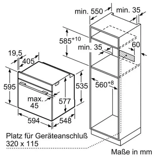 Духовой шкаф BOSCH HSG7364B1
