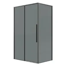 Душевое ограждение GROSSMAN 100.K33.01.120.42.10-200.K33.01.80.42.10 графит сатин