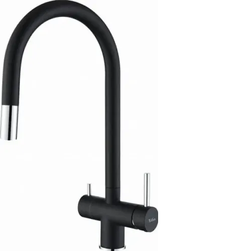 Смеситель RIVELATO Trevi nero cromo