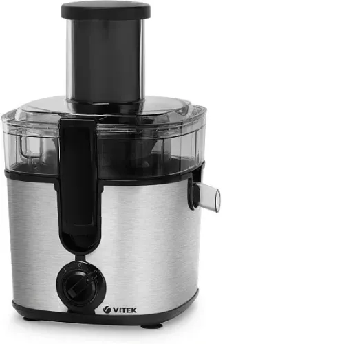 Соковыжималка VITEK VT-1600 (MC) стальной/черный