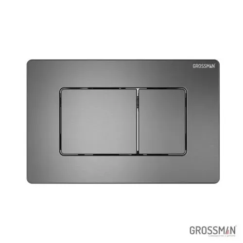 Комплект GROSSMAN инсталляция 900.K31.01.000 + клавиша смыва 700.K31.04.42M.42M графит сатиновый + унитаз GR-4455SQ