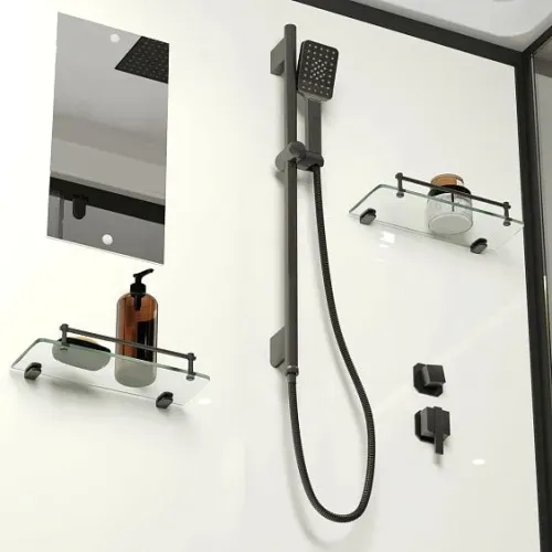 Душевая кабина NIAGARA Standart ST100/80/15Q/BL
