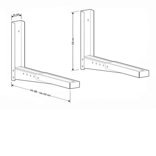 Кронштейн HOLDER mws-2002 металлик
