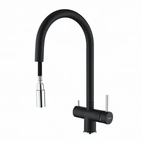 Смеситель RIVELATO Trevi nero cromo