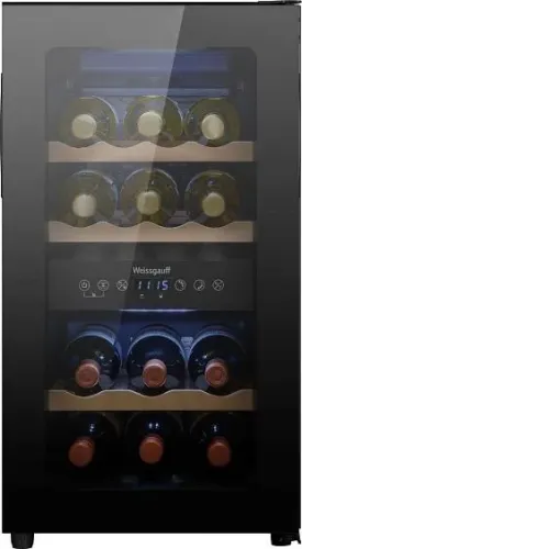 Винный шкаф WEISSGAUFF WWC-16 DualZone Compressor