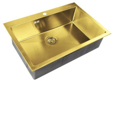 Кухонная мойка ZORG INOX PVD SZR-7551 бронза