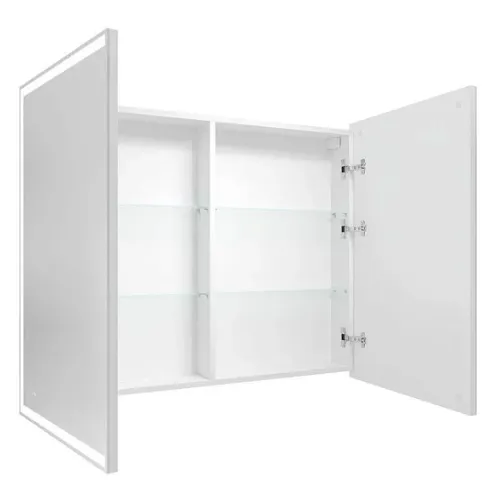 Шкаф-зеркало GROSSMAN МЕРКАДО 100 см с LED подсветкой 201002