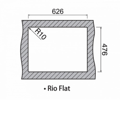 Кухонная мойка RODI Rio Flat Matt 3,5