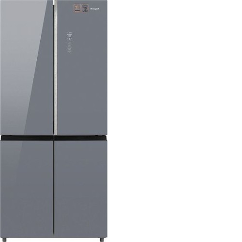 Холодильник WEISSGAUFF WCD 590 NoFrost Inverter Premium EcoFresh Dark Grey Glass