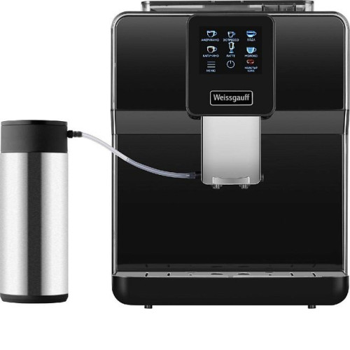 Кофемашина WEISSGAUFF WCM-330 TFT Touch Cappuccino Nero