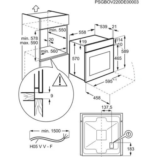 Духовой шкаф ELECTROLUX KOFDP46BK