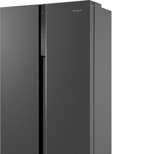 Холодильник WEISSGAUFF WSBS 500 Inverter NoFrost Bru Steel Glass